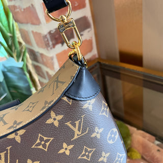 LOUIS VUITTON Twinny Reverse Monogram Brown Canvas Shoulder Bag