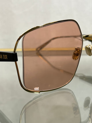 DIOR Archidior S1U Champagne Metal Sunglasses TS3650