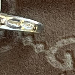 GUCCI 925 Sterling Silver Interlocking GG Pendant Necklace