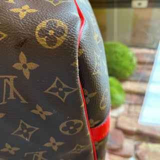 LOUIS VUITTON Keepall Bandouliere 50 Coquelicot Monogram