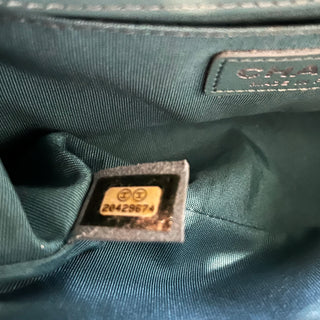 CHANEL Small Boy Blue Calfskin Leather Shoulder Bag