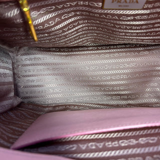 PRADA Saffiano Lux Small Pink Tote