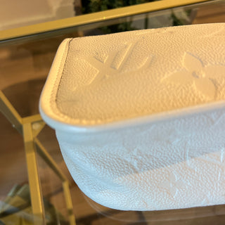 LOUIS VUITTON Diane Creme Shoulder Bag