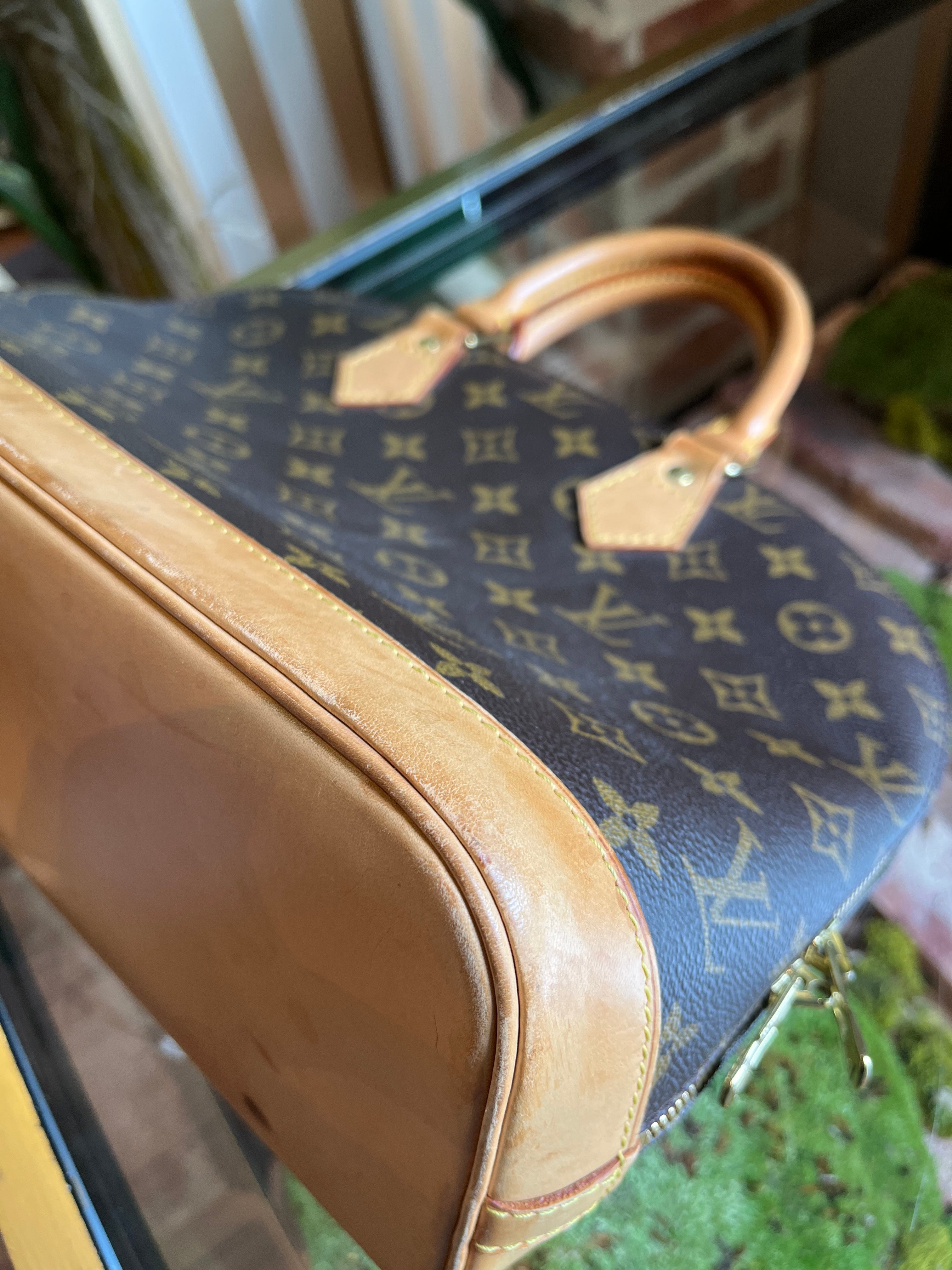 Louis Vuitton Limited Edition Natural Vachetta Alma PM Bag - Yoogi's Closet