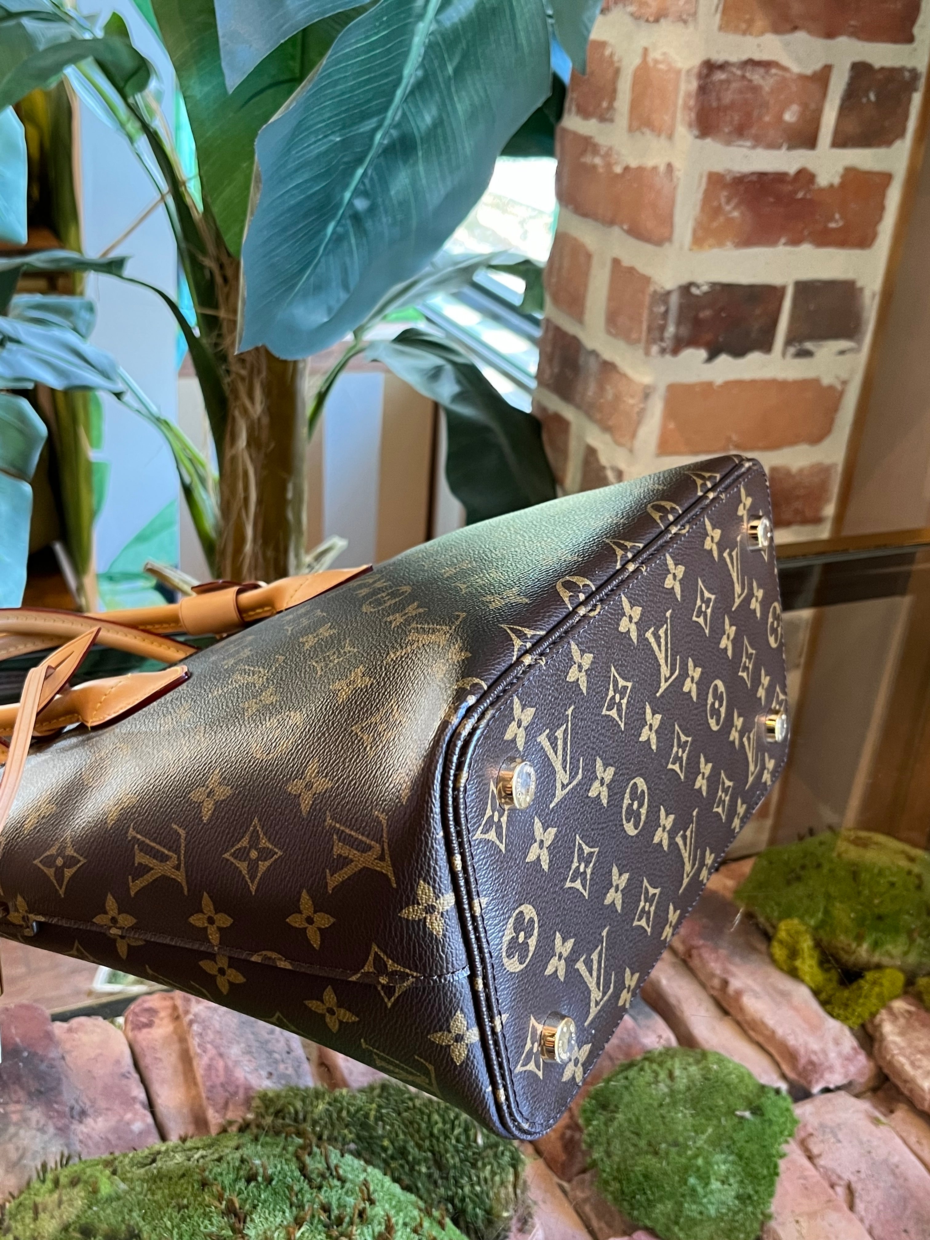 Authentic Louis Vuitton Monogram Lockit PM Tote Hand Bag Purse M40613