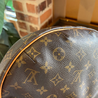 LOUIS VUITTON Croissant Brown Monogram Canvas Shoulder Bag