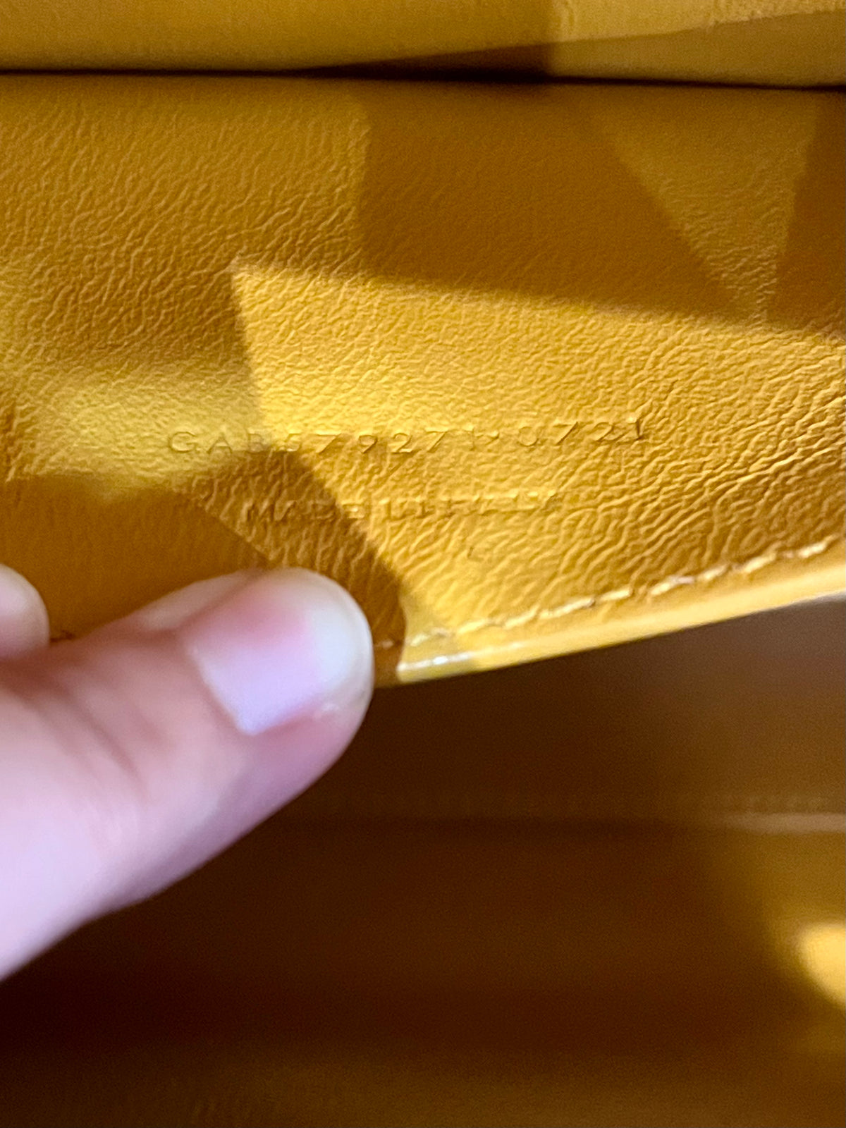 Saint Laurent Yellow Manhattan Shoulder Bag Medium