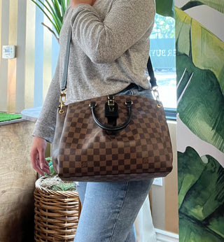 LOUIS VUITTON Odeon PM Brown Damier Ebene Canvas Tote