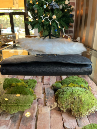GUCCI Black Soho Clutch
