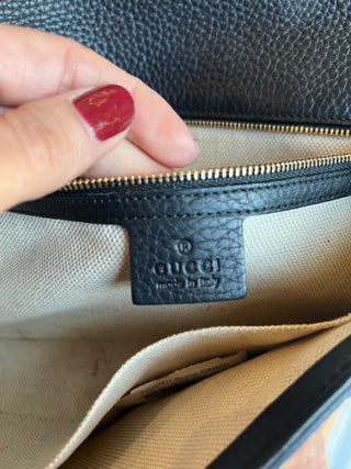 GUCCI Black Soho Clutch