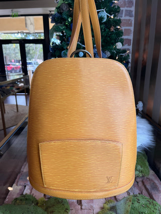 LOUIS VUITTON Yellow Epi Gobelins Backpack VI0935