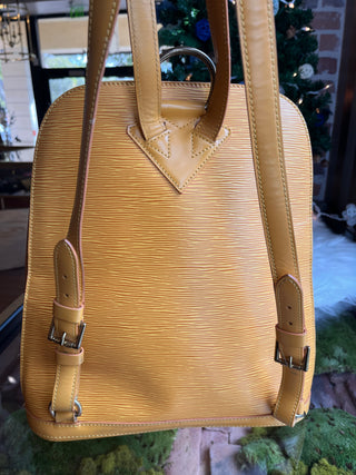 LOUIS VUITTON Yellow Epi Gobelins Backpack VI0935
