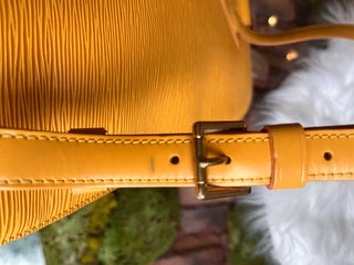 LOUIS VUITTON Yellow Epi Gobelins Backpack VI0935