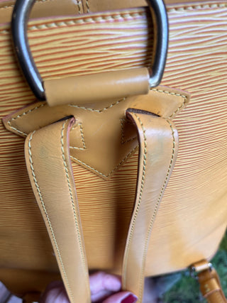 LOUIS VUITTON Yellow Epi Gobelins Backpack VI0935