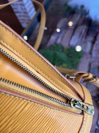 LOUIS VUITTON Yellow Epi Gobelins Backpack VI0935