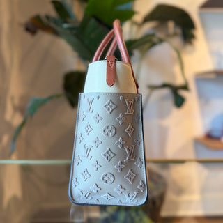 LOUIS VUITTON On My Side MM Monogram Tuffetage Leather Tote Bag