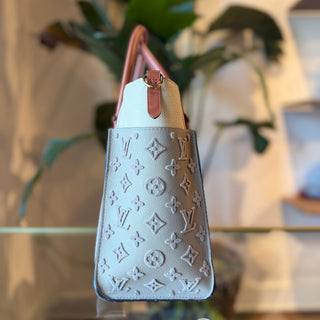 LOUIS VUITTON On My Side MM Monogram Tuffetage Leather Tote Bag