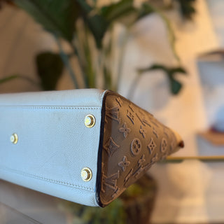 LOUIS VUITTON On My Side MM Monogram Tuffetage Leather Tote Bag