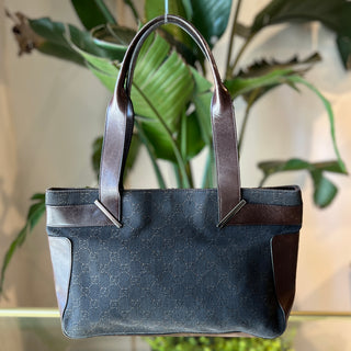GUCCI GG Canvas Top Handle Tote