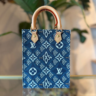 LOUIS VUITTON 1854 Jacqaurd Sac Plat Petit