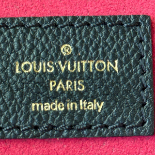 LOUIS VUITTON Neverfull MM Black Calfskin Leather Monogram Teddy Shearling Tote