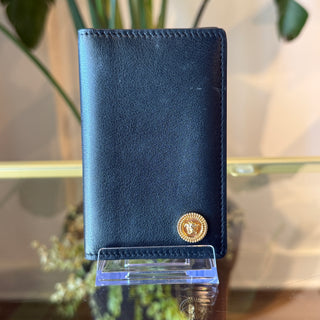 VERSACE Medusa Head Medallion Bifold Leather Wallet