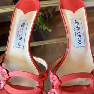 JIMMY CHOO Coral Open Toe Sandals SZ 37(7US)