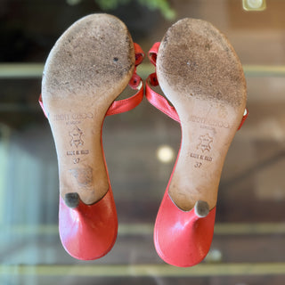 JIMMY CHOO Coral Open Toe Sandals SZ 37(7US)
