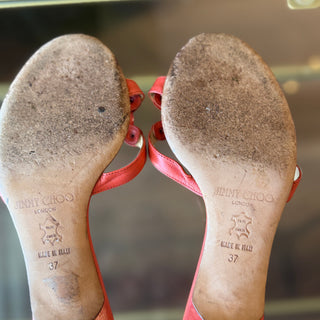 JIMMY CHOO Coral Open Toe Sandals SZ 37(7US)