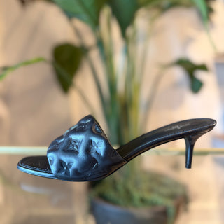 LOUIS VUITTON Revival Flat Mules SZ 41