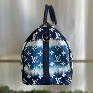 LOUIS VUITTON Blue Leather Speedy 30 Escale Bandoulière  M45146 MB1210