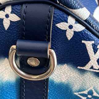 LOUIS VUITTON Blue Leather Speedy 30 Escale Bandoulière  M45146 MB1210