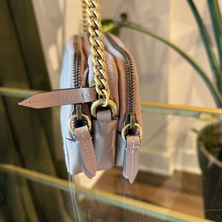 GUCCI GG Marmont Triple Zip Crossbody Camera Bag