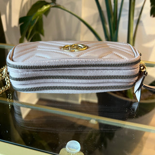 GUCCI GG Marmont Triple Zip Crossbody Camera Bag