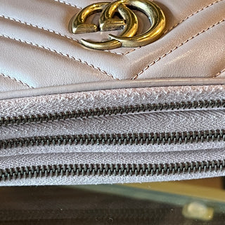 GUCCI GG Marmont Triple Zip Crossbody Camera Bag