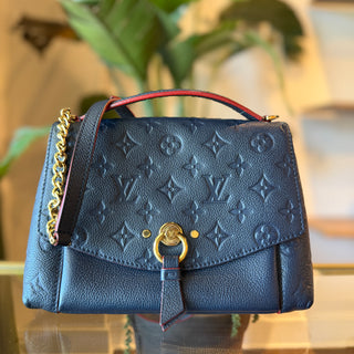 LOUIS VUITTON Blanche BB Marine Rouge Empreinte