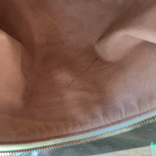 GUCCI GG Supreme Monogram Les Pommes Small Ophidia Half Moon Hobo Beige Multicolor Mystic White