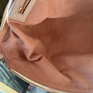 GUCCI GG Supreme Monogram Les Pommes Small Ophidia Half Moon Hobo Beige Multicolor Mystic White