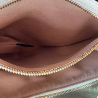 GUCCI GG Supreme Monogram Les Pommes Small Ophidia Half Moon Hobo Beige Multicolor Mystic White