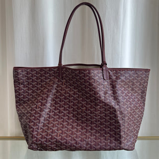 GOYARD Red Coated Canvas Saint Louis GM Tote