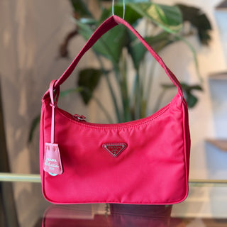 PRADA Re Edition Re Nylon Mini Bag Red