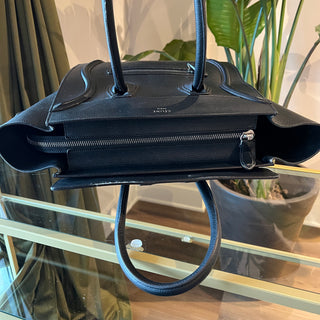 CELINE Luggage Mini Drummed Calfskin Leather Tote