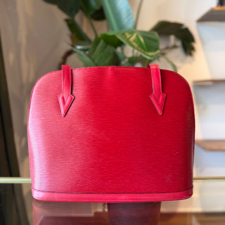 LOUIS VUITTON Red Epi Lussac