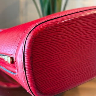 LOUIS VUITTON Red Epi Lussac
