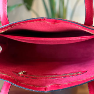 LOUIS VUITTON Red Epi Lussac