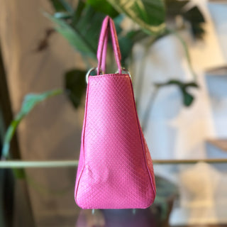 DIOR Lady Dior Pink Snakeskin