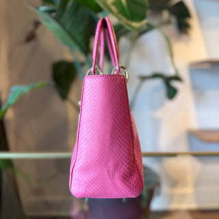 DIOR Lady Dior Pink Snakeskin