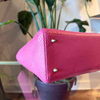 DIOR Lady Dior Pink Snakeskin