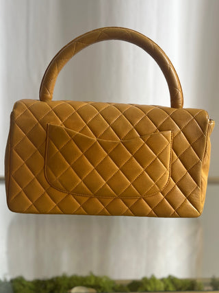 CHANEL Honey Lambskin Leather Coco Handle Handbag