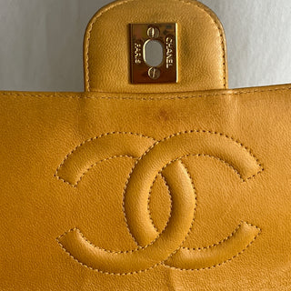 CHANEL Honey Lambskin Leather Coco Handle Handbag